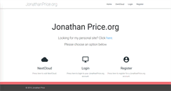 Desktop Screenshot of jonathanprice.org